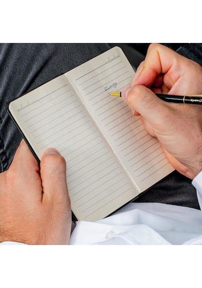 İsme Özel Deri Not Defter Kalem Seti