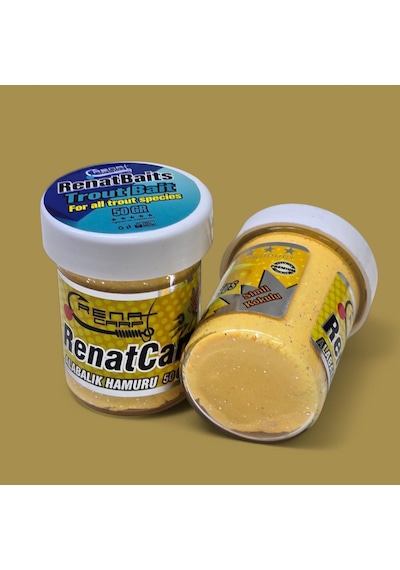 Renat Carp Bait Yeni Üretim Alabalık Hamuru Peynir Kokulu Yüzen 50 Gr - Sarı-9546