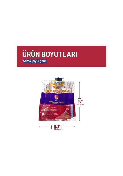 3 Adet Fly Jail - L Karasinek Tuzağı