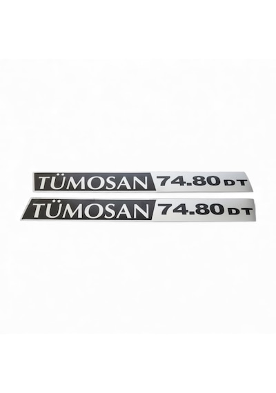 Tümosan 74.80 Dt Kaporta Yazı Etiketi Sağ - Sol Yapışkanlı