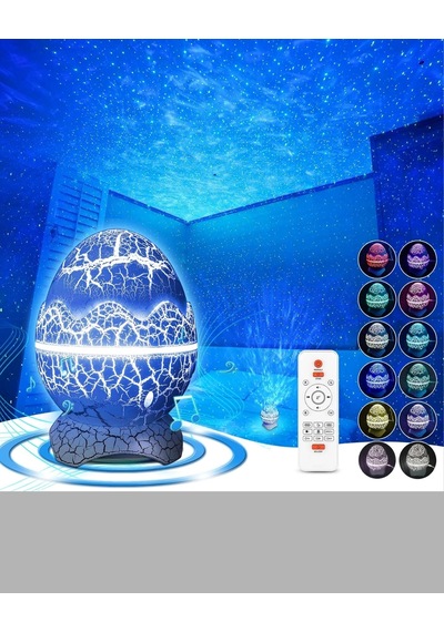 Dinozor Yumurta Gece Lambası Projektör 14 Renk Seçeneği Çok Renkli 36354165