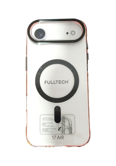 Apple iPhone 17 Air Uyumlu Ftpc3 Magsafe Şarjlı Şeffaf Kılıf - Siyah