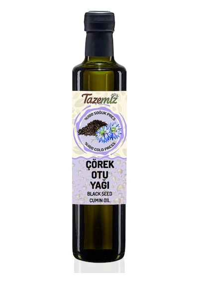 Tazemiz Soğuk Sıkım Çörek Otu Yağı 500 ML