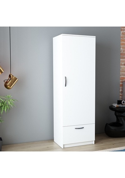 Gardırop Sunay Tek Kapak Beyaz Gardırop Sunay Tek Kapak Beyaz
