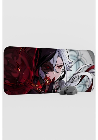 Arlecchino Genshin Impact Anime Gacha V1 - 70x30 Xl Gaming Mouse Pad Fare Altlığı