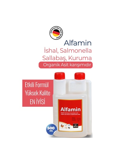 Alfamin Kuşlar Için Kanatlı Ürünü 500ml