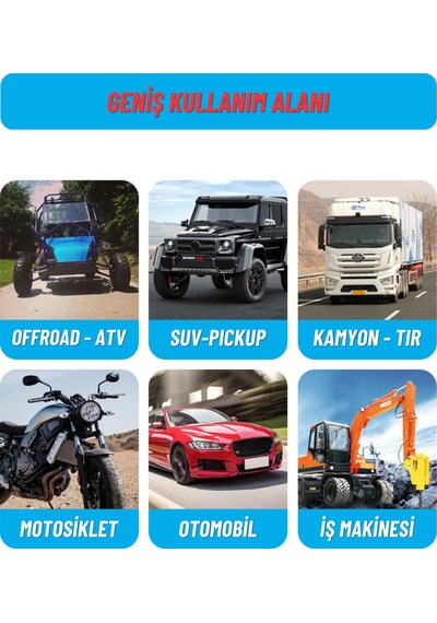 Off Road Spotled Delici Skull 60 W Sis Farı Ve Çalışma Lambası