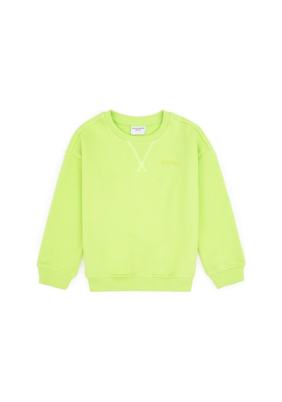 U.S. Polo Assn. Erkek Çocuk Yeşil Bisiklet Yaka Basic Sweatshirt 50313829-VR020
