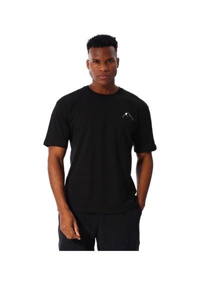 Sportive Yama Erkek Siyah Günlük Stil T-shirt 25ye030-syh Siyah