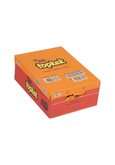 Eti Topkek Portakallı 24x40g Kek - Pratik Atıştırmalık 3'li Ekonomik Paket - 3 Adet Tarı