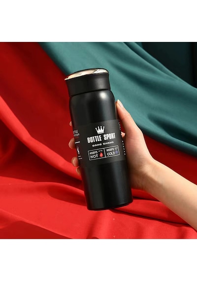 Paslanmaz Çelik Dijital Termometreli 500 Ml Termos - Fc939