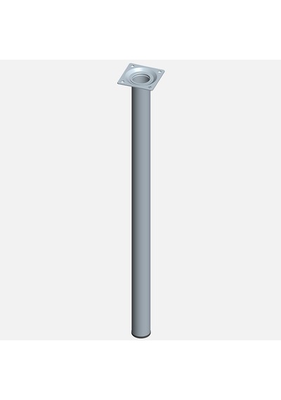Regalux Masa Ayağı Çelik Boru Yuvarlak 600 Mm Paslanmaz Çelik Rengi Diğer
