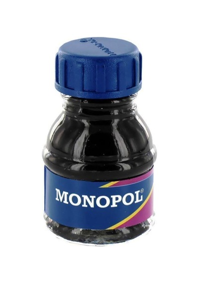 Monopol Çini Mürekkebi Cam Şişede Mavi 1103 12  Adet