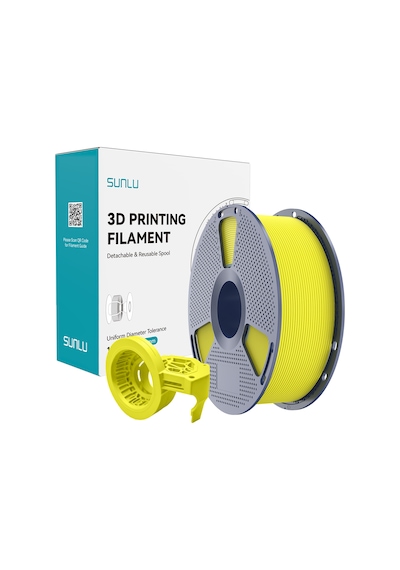 Sunlu Sarı High Speed Mat Petg Filament - 1.75mm - 1 Kg