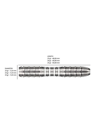 Shot Aı Scorpula % 90 Tungsten Çelik Uçlu Dart Oku 25
