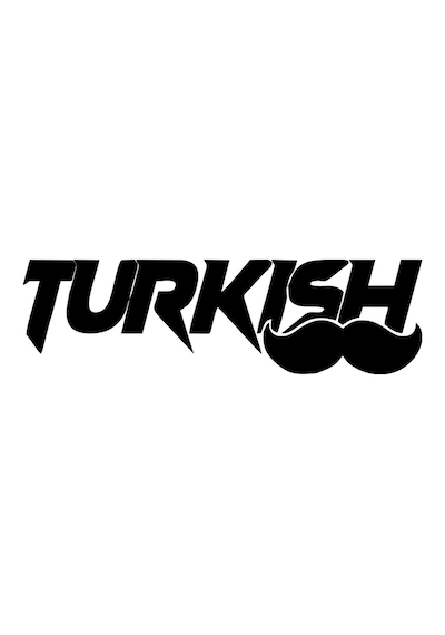 Turkish Araba Sticker 17x17 Cm Siyah