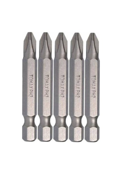Ph2x75 Darbe Kontrollü Yıldız Bits Vidalama Ucu 5'li 75mm Ph2x75
