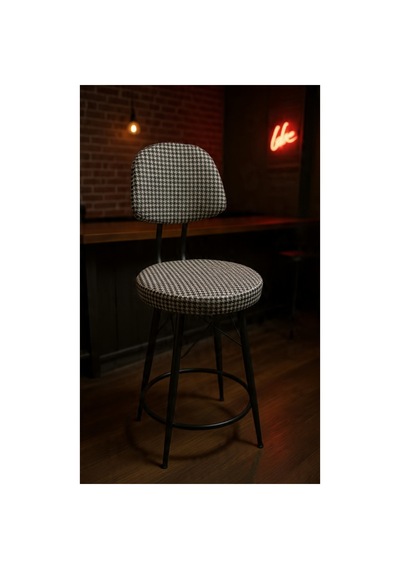 Has Bar Sandalyesi Kazayağı Renk 65 Cm Siyah 90 İle 100 Cm Arası Olan Ada & Masalara Uygundur Çok Renkli
