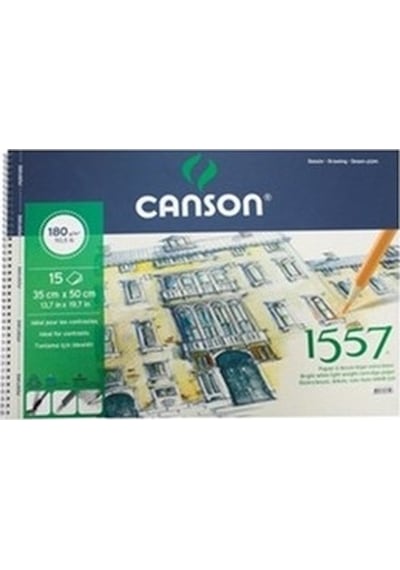 Canson 1557 Resim Ve Çizim Blok 180Gr 35X50 15 Yap. Resim Defteri