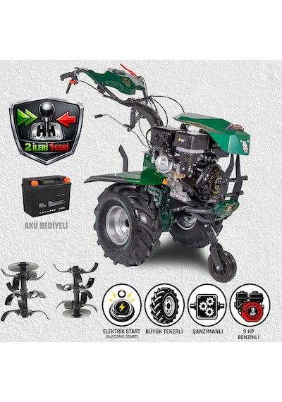 Kaan 39 S Delux 9 HP Marşlı Çapa Makinesi