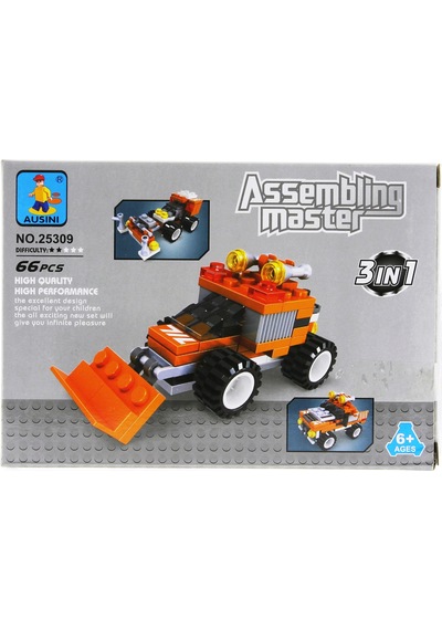 Ausini Assembling Master 3 İn 1 66 Parça Traktörler