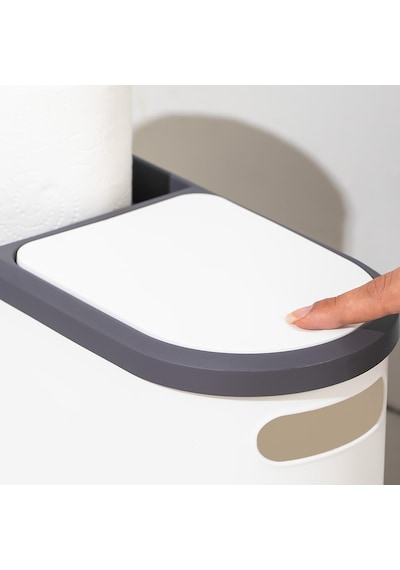 M-325 Çöp Kutusu Banyo Mutfak Çöp Kovası Kapaklı Banyo Çöp Kovası 10 Lt Diğer
