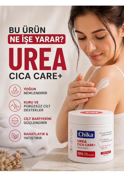 Chika Med + Urea Cilt Yenileyici Nemlendirici Krem 400 Ml