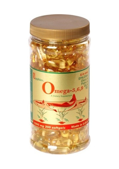 Sapphire Omega-3,6,9 Softgel 200 Yumuşak Kapsül