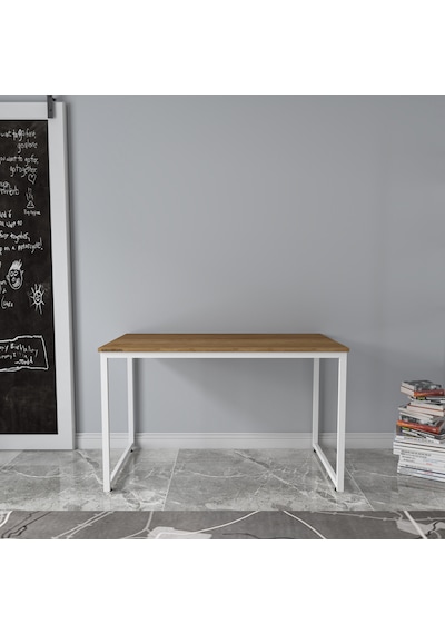Rega Çalışma Masası 120x60 Safir Meşe Meşe  -  Beyaz