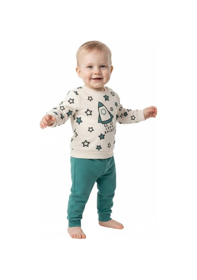 Baglan Erkek Çocuk Önü Baskılı Sweatshirt Ve Eşofman Alt Takım Bgl-st05253 Açık Yeşil Baglan Erkek Çocuk Önü Baskılı Sweatshirt Ve Eşofman Alt Takım Bgl-st05253 Açık Yeşil
