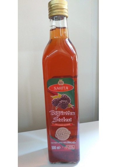 Nahita Katkısız Böğürtlen Sirkesi Cam 500 ML