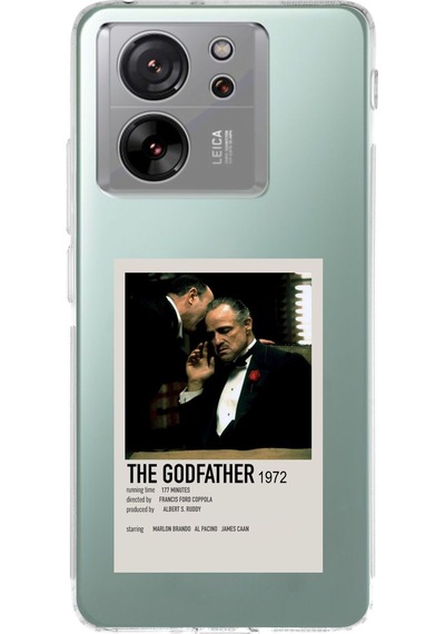 Xiaomi Mi 13t - 13t Pro Uyumlu The Godfather Baba Poster Tasarımlı Baskılı Silikon Kılıf Renkli