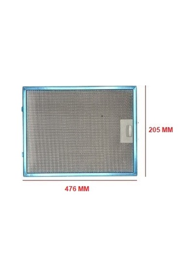 Alüminyum Aspiratör Filitre 205X476 Mm - 472891188