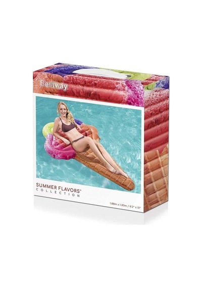 Bestway Deniz Yatağı Dondurma Yatak 188 x 130 Cm 43183 Çok Renkli