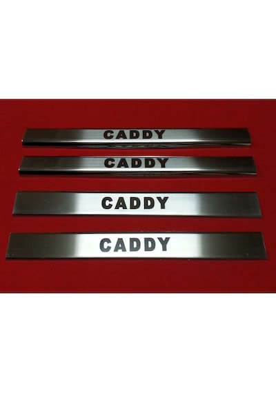 Volkswagen Caddy Krom Kapı Eşiği 2003-2014 Paslanmaz Çelik