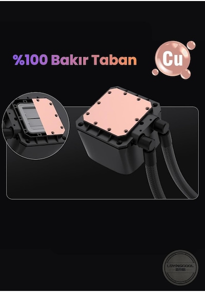 Tr Hk2 Seri Si 120 Mm Yeni Nesil Yüksek Performanslı I Şlemci Ayarı Mini Isı Göstergeli Sıvı Soğutma Genel