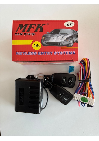 24 Volt Mfk Merkezi Kilit Için Açma Kapama Kumanda Seti R712 Tır Kamyon Otobüs İçin