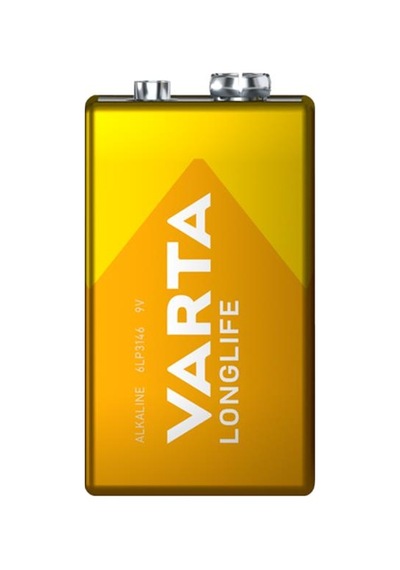 Varta Longlife Power Alkalin 9 Volt Pil Tekli