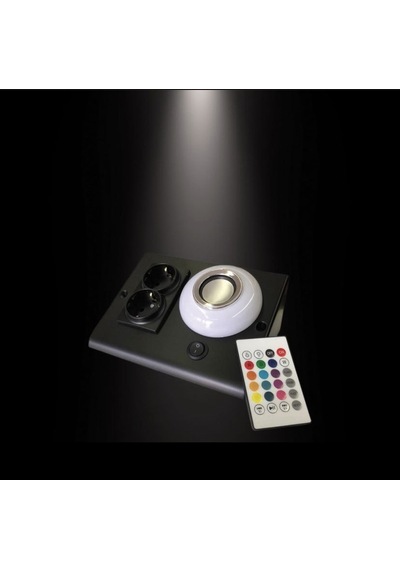 Müzik Çalarlı Tezgah Altı Aydınlatma Rgb Ledli Bluetooth Bağlantı- Siyah