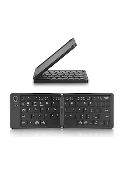 Forzacase Şarjlı Katlanabilir Kablosuz Bluetooth Klavye Fc1030