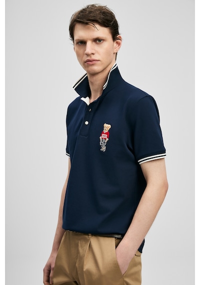 Lufian Brady Smart Erkek Polo Tişört Lacivert Lacivert 111040245100200 Lacivert
