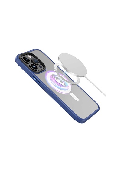 Apple Uyumlu iPhone 13 Pro Max Wireless Şarj Özellikli Zore Hibrit Magsafe Kapak