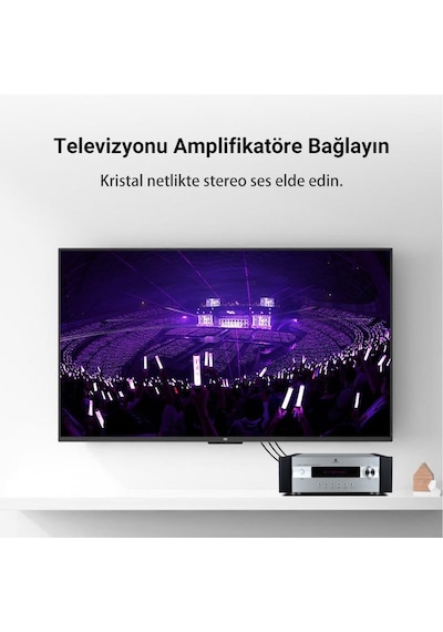 Veggieg 3 Rca To 3 Rca Ses Ve Görüntü Kablosu 5 Metre
