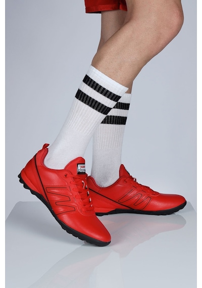 Jump 29112 Kırmızı Halı Saha Krampon Futbol Ayakkabısı Kırmızı