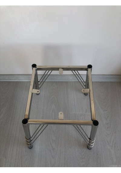Metal, 40 Cm Krom Kaplama Sandalye Ayağı 2 Adet