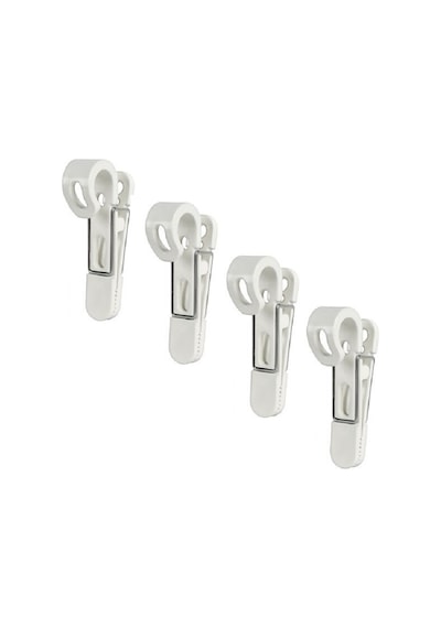 Plastik Mandal. Tekne Çamaşır Eşya Askı Mandalı. 4'lü Paket