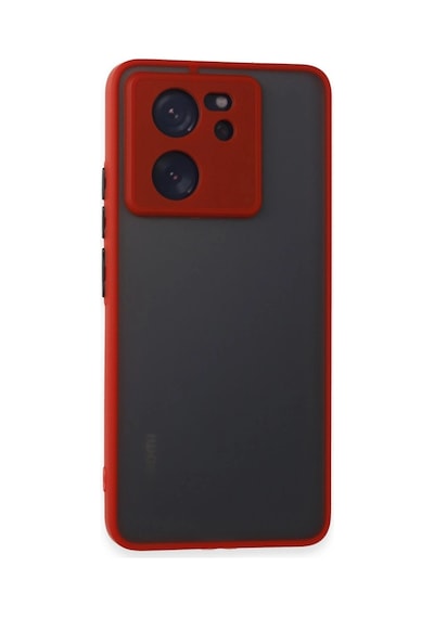 Mi 13t Pro Kılıf Montreal Silikon Kapak - Kırmızı İtdark35857