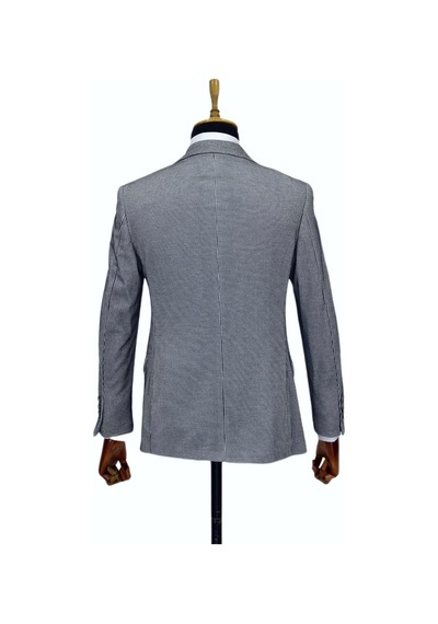 Erkek Tek Spor Ceket Çift Yırtmaçlı Bgl-st03982 Lacivert