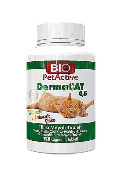 Petactive Dermacat Brewers Kedi Vitamini 150 Tablet