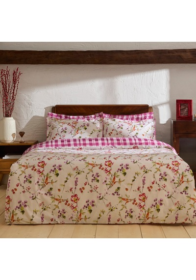 Karaca Home Berry Hills Çift Kişilik Nevresim Takımı Mürdüm MÜRDÜM